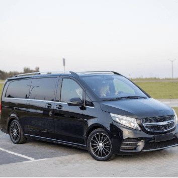 Van equipada para gira musical